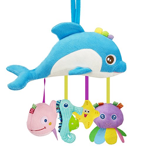Biubee baby stroller toys - infant crinkle hanging toys…