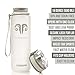 Embrava Best Sports Water Bottle - 17oz Small - Eco Friendly & BPA-Free Plastic - For Running, Gym, Yoga, Outdoors and Hiking - Fast Water Flow, Flip Top, Opens With 1-Click - Leak-proof Lid