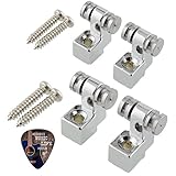 Creanoso Roller String Tree Guides Retainer (4 pcs) - for Fender Strat Stratocaster Tele Telecaster Electric Guitar