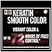 Tresemme Expert Haircare - Keratin Smooth Color - With Moroccan Oil - Shampoo & Conditioner Set - Net Wt. 25 FL OZ (739 mL) Per Bottle - One Set