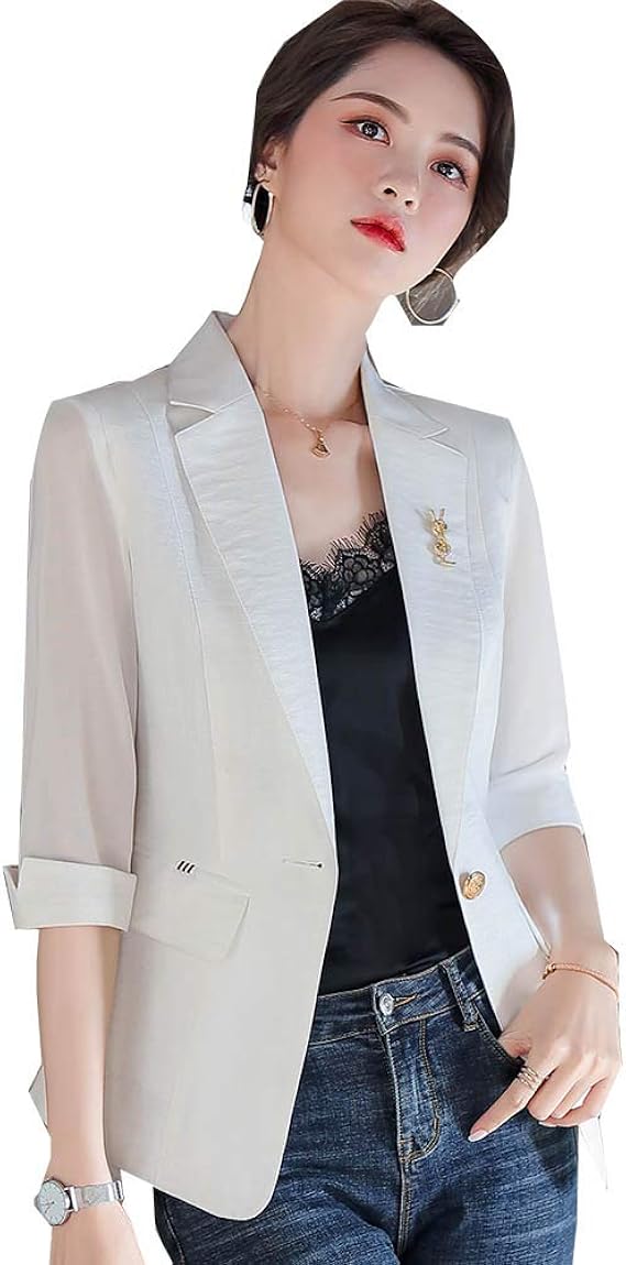 Amazon チェック スーツ レディース ジャケット ャケット コート ストライプ ャケット 七分袖 英伦風 ジュアル スタイリ ッシュジ Lサイズ 千鳥格 白 黒 ベージュ ブルー ピンク 緑 グレー パープル S Xxxxl 多型 コート ジャケット 通販