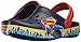 Crocs Crocband Superman K Clog (Toddler/Little Kid), Navy/True Red, 10/11 M US Little Kid