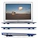 iPearl mCover Hard Shell Cover Case with FREE keyboard cover for 13.3-inch Apple MacBook Air A1369 & A1466 - BLUE