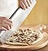 HUJI 14-Inch Premium Pizza Cutter Rocker Style - Heavy-Duty Stainless Steel Blade - Non-Stick, Slicing Tool for Pizzerias and Gourmet Home Cooking
