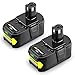 Powilling 2Pack 5.0Ah 18V Replacement Battery for Ryobi 18V Lithium Battery P102 P103 P105 P107 P108 P109 Ryobi ONE+ Cordless Tool primary