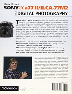 David Busch S Sony Alpha 7 Ii Ilca 77m2 Guide To Digital Photography Arts Photography Books Oneinfive Com Au David Busch S Sony Alpha 7 Ii Ilca 77m2 Guide To Digital Photography Arts Photography Books Oneinfive Com Au