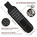 Magnetic wristband,CAMTOA Durable Multi-purpose Magnetic Wristband with Strong Magnets for Holding Screws Nails Drill Bits and Tools Handy While Working &The Best Tool Gift for DIY Handyman Men Women