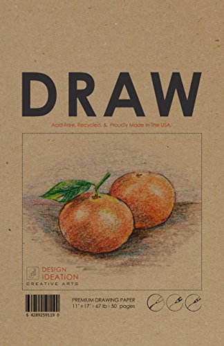 Premium paper drawing book for pencil, ink, marker, charcoal and …