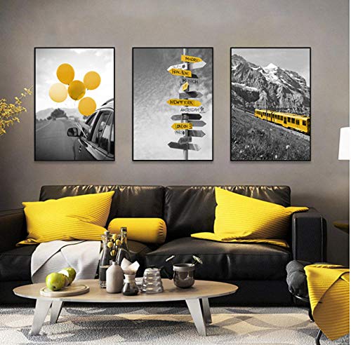 70 Cm Sin Marco Paisaje En Blanco Y Negro Carteles E Impresion