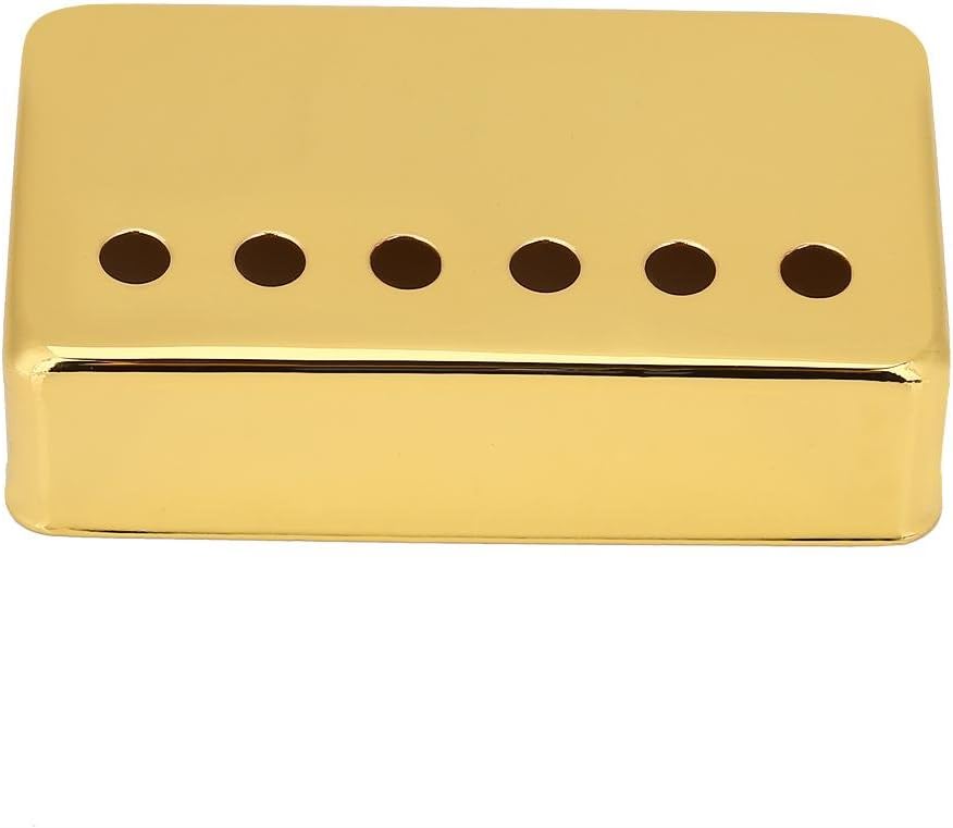 2 Pack Metal Guitar Pickup Cover, Guitar Pickup Frame Mounting Ring for Neck & Bridge of Electric Guitars(Gold) - Image 3