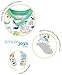 Simple Joys by Carter's Baby Boys' 3-Pack Loose Fit Flame Resistant Polyester Jersey Footed Pajamas, Black Space/Green Forest Animals/Orange Stripe, 12 Months
