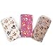 kiwitatá Pet Dog Blanket Puppy Cat Warm Coral Velvet Fleece Soft Dog Paw Print Blanket Beds Mat For Hamsters Guinea Pig