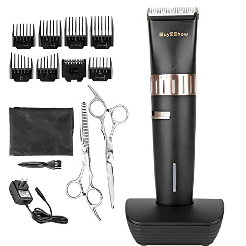 buysshow quiet professional hair clippers set