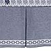 Lambs & Ivy 3-Piece Crib Bedding Set, Blue/White