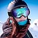 Carperipher Ski Goggles Snowboard Goggles Motorcycle Cycling Sports Outdoor Goggles Anti-Glare UV400 Protection for Men Women Youth