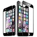 Amuoc HD Ballistic Glass Screen Protector for iPhone 6/6S, 2 Pack,Black