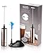 Eparé Milk Frother - Handheld Electric Wand Mixer - Mini Battery Operated Hand Immersion Frothers - Small Whisk Foam Maker - Matcha Blender Foamer