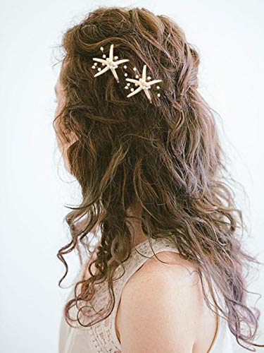 Barogirl Wedding Starfish Hair Pins Decorative Bridal Hairpin