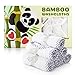 San Francisco Baby Bamboo Rayon Washcloths for Newborn - Soft, Absorbent, 6-Piece, White
