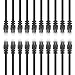 GearIT 20-Pack, Cat5e Ethernet Patch Cable 3 Feet - Snagless RJ45 Computer LAN Network Cord, Black