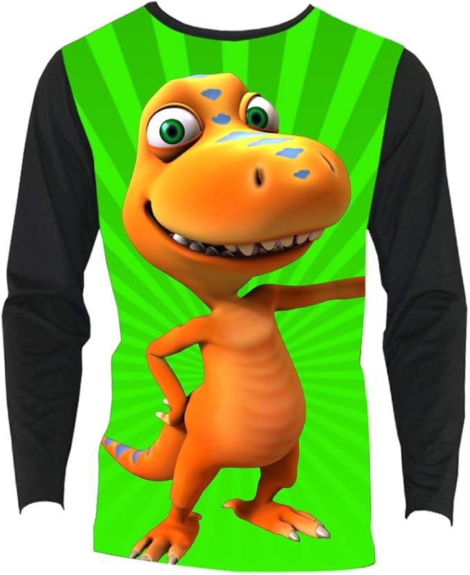 Dinosaur Train TShirt Lightweight Long Sleeve TShirt Mens Light