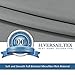 H.VERSAILTEX Three Pass Microfiber Blackout Thermal Insulated Grommet Panels Window Curtains/Drapes (Set of 2,52 x 96 Inch,Dove Gray)