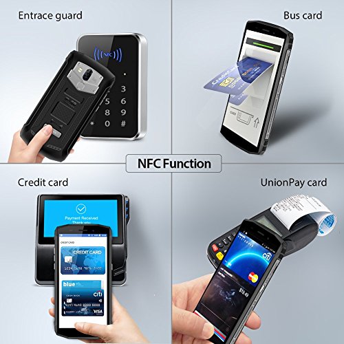 Blackview BV5800 Smartphones Libre, 4G Teléfono Inteligente Libre IP68 Impermeable, a prueba de golpes y polvo, Batería 5580 mAh, Pantalla táctil IPS de 5 pulgadas, Memoria Interna de 2GB + 16GB, Cámara frontal de 13MP+Cámara trasera de 8MP, GPS + Glonass + Brújula, Procesador Quad-core de 1.5GHz Movils Libre Negro