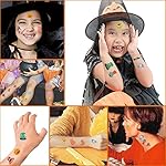 ThinkMax 180 pcs Tatuajes temporales de Halloween para niños, 30 Estilos Surtidos Etiquetas engomadas del Tatuaje para el Favor de la Fiesta de Halloween, Truco o Trato, Rellenos de Bolsas de Regalos 13 ThinkMax 180 pcs Tatuajes temporales de Halloween para niños, 30 Estilos Surtidos Etiquetas engomadas del Tatuaje para el Favor de la Fiesta de Halloween, Truco o Trato, Rellenos de Bolsas de Regalos