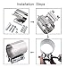 SPEEDWOW 3.0 Inch Exhaust Clamp - Butt Joint Band Coupler Sleeve (2 PCS) - Stainless Steel