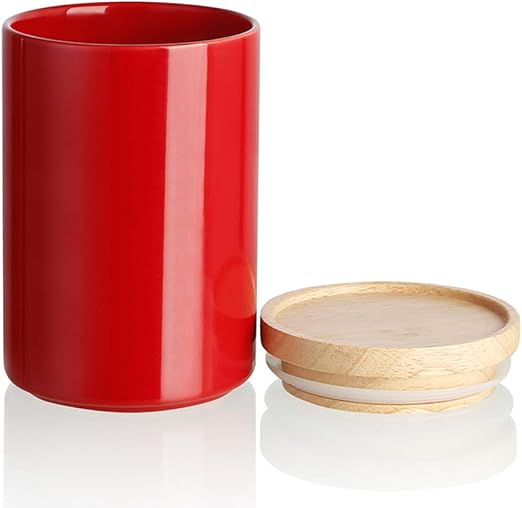 stackable tea coffee and sugar storage jars