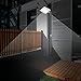 [4 PACK] Falove Solar Super Bright PIR Motion Sensor Waterproof Wireless Security Light Lamp For Outdoor Garden Wall Yard Deck Auto On / Off Dusk to Dawn