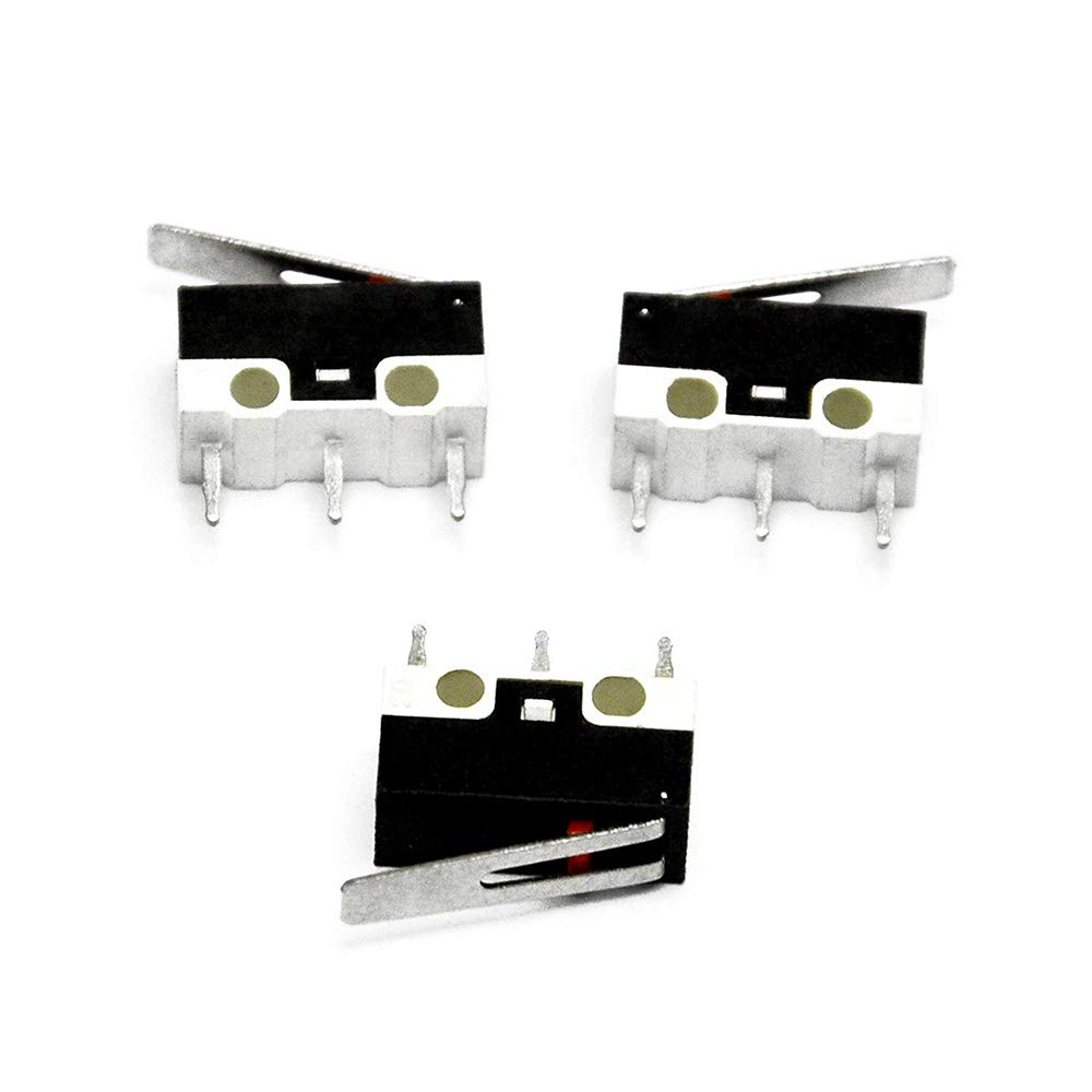 Youmile 20PACK Micro Switch AC 1A 125V 3Pin SPDT NO+NC Hinge Lever Momentary Push Button Micro Limit Switch for Arduino - Image 4