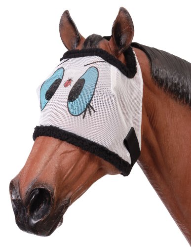 Tough 1 Miniature Novelty Ladybug Mesh Fly Mask, Medium