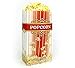 100 Popcorn Serving Bags - 'Large' Standalone Flat Bottom Paper Bag Style
