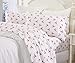 Great Bay Home Flannel Sheet Set Queen Size - 100% Turkish Cotton, Double-Brushed, Printed Bed Sheets - Ultra-Soft, Cozy, 4-Piece Bedding Set (Reindeer)