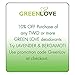 Green Love Natural Deodorant for Women - Aluminum Free Womens Antiperspirant Stick with Baking Soda - Ultra-Efficient, No Parabens Underarm Female Deodorant with All Natural Ingredients - Bergamot