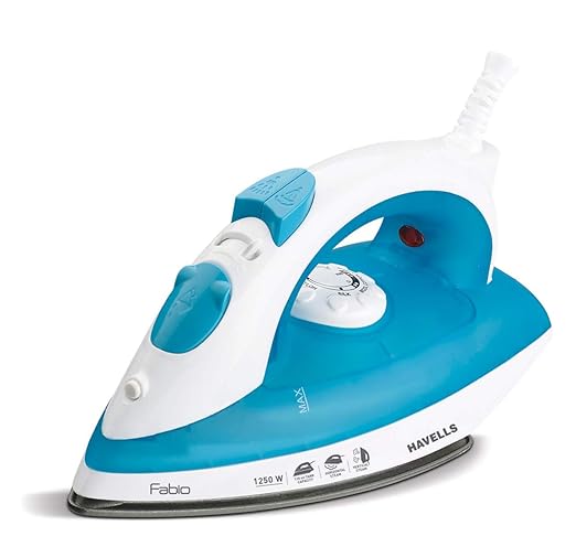 Havells Fabio 1250-Watt Steam Iron (Blue)