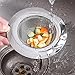 Kitchen Sink Strainer - Stainless Steel, Large Wide Rim 4.5