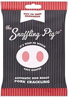 Snaffling Pig Habanero Chilli Flavoured Pork Crackling Packets 50g