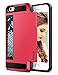 Vofolen Case Shell Shockproof Rubber Bumper Case Anti-Scratches Hard Cover Red