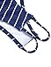 BMJL Women's Sexy Detachable Padded Cutout Push Up Striped Bikini Set Bow Tie Two Piece Swimsuit(L,Royal Blue)