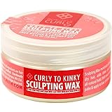 Alaffia - Beautiful Curls, Sculpting Wax, For Curly to Kinky Hair, Helps Add Moisture, Shine, and Texture to Dry Hair with Shea Butter, Carnauba Wax, Coconut, and Sesame Oil 2 Ounces