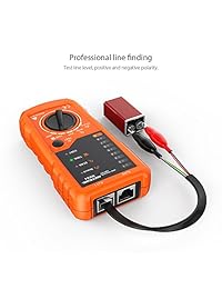 Meterk Cable Tracker RJ11 RJ45   Buscador de cables de mano multifunción   Comprobador de cables   Instrumento de medición de alambre para reparaciones de red   Prueba de línea telefónica   Comprobación de continuidad