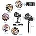 Christmas Projector Lights Outdoor, B-right Snowflake Projection Lights Waterproof LED Christmas Snow Lights with Remote Control, Sparkling Landscape Decorative Lighting for Xmas Thanksgiving Party