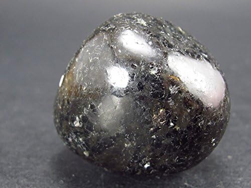 Nuumite Nuummite Tumbled Stone From Greenland - 27 Grams - 1.0"