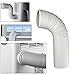 TuhooMall Portable Air Conditioner Exhaust Hose 5 Inch Diameter Counterclockwise (59 Inch Length)