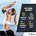 HOT SHAPERS Arm Sleeves – Two Compression Sleeves for a Women's Workout to Lose Fat – Accessories for Weight Loss Gym Exercises – Bicep Trimmers and Slimmers Equipment (M, Black)