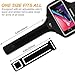 RUNBACH Armband for iPhone 8/7/6 Plus, Sweatproof Running Exercise Gym Bag with Fingerprint Touch/Key Holder and Card Slot for iPhone Plus Models (Black)