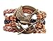 Today's Loot Hunger Games Mocking Jay Bird Braided Bracelet - Brown and Black