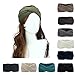 Women Bohemia Headband, Shensee Winter Weaving Cross Knitted Handmade Hairband